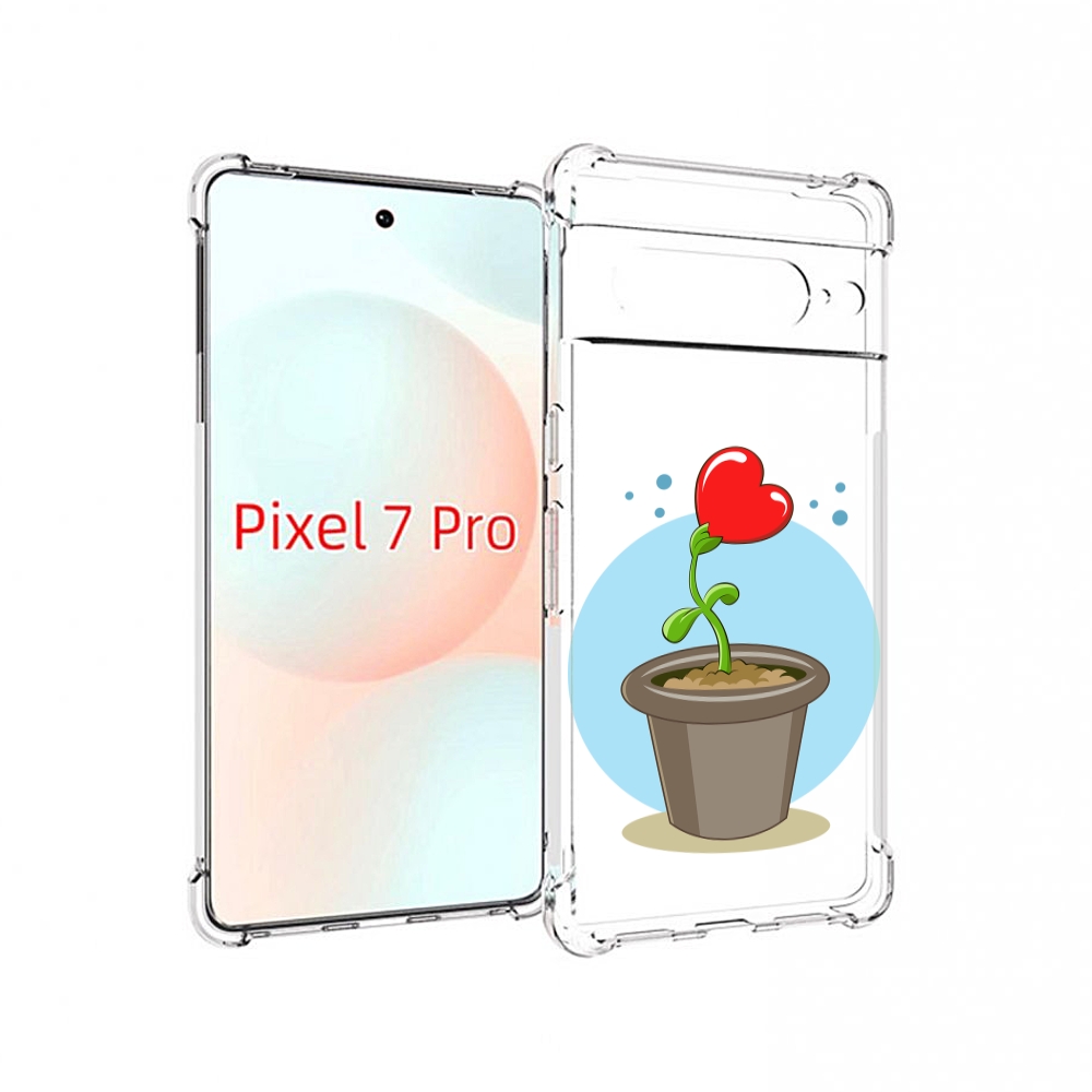 

Чехол Mypads Растение Любви 14 Февраля Для Google Pixel 7 Pro, Прозрачный, Tocco