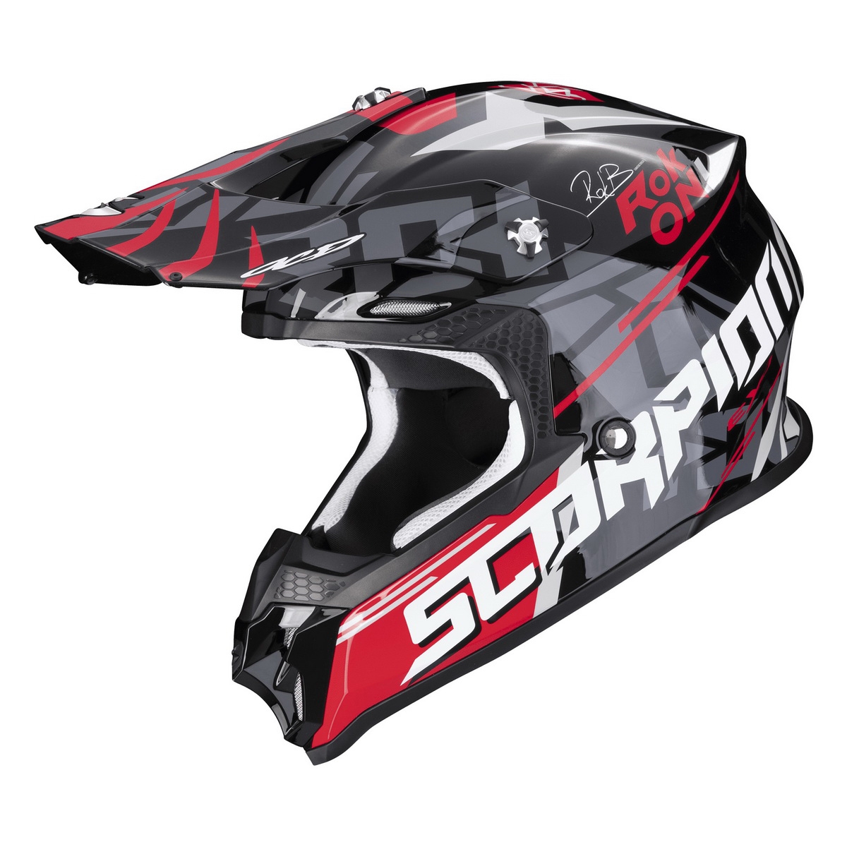 

Мотошлем SCORPION EXO VX-16 EVO AIR ROK, Черный, VX-16 EVO AIR ROK
