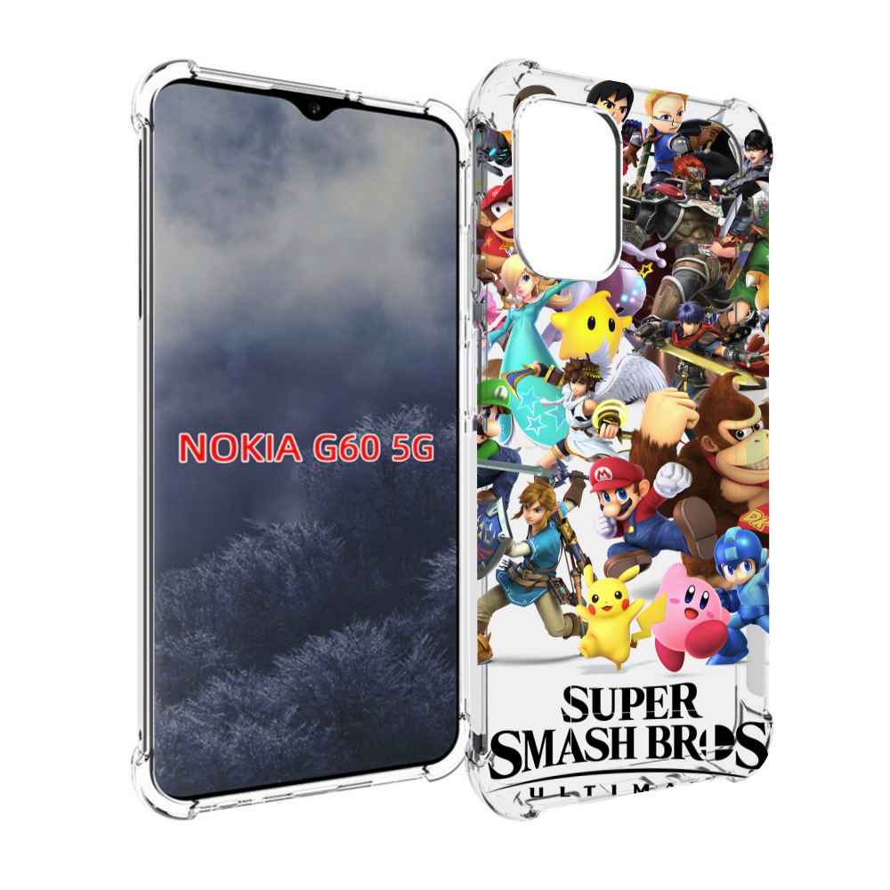 

Чехол MyPads Super Smash Bros для Nokia G60 5G, Прозрачный, Tocco