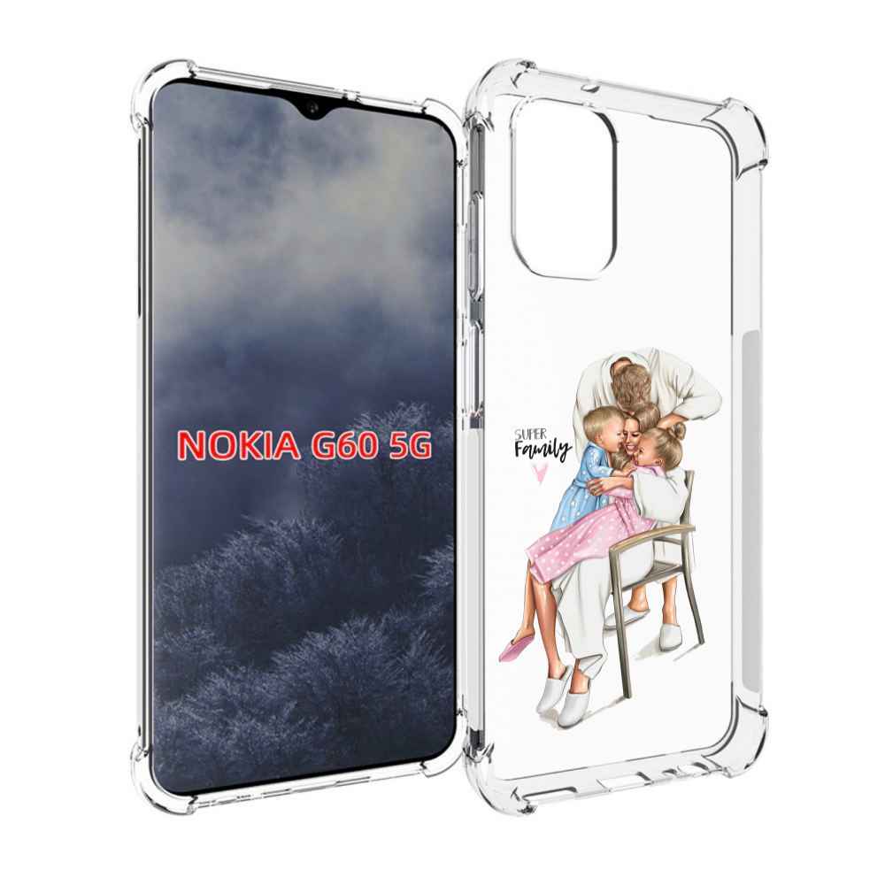 

Чехол MyPads Super-family для Nokia G60 5G, Прозрачный, Tocco