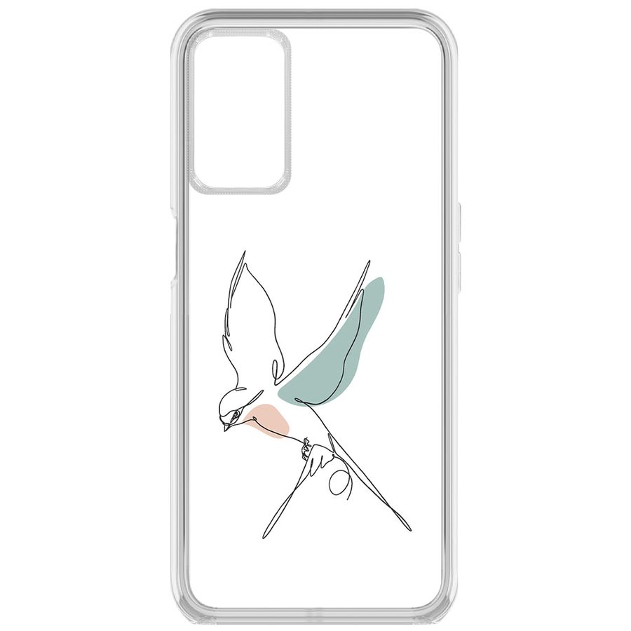 Чехол-накладка Krutoff Полет для Oppo A54s