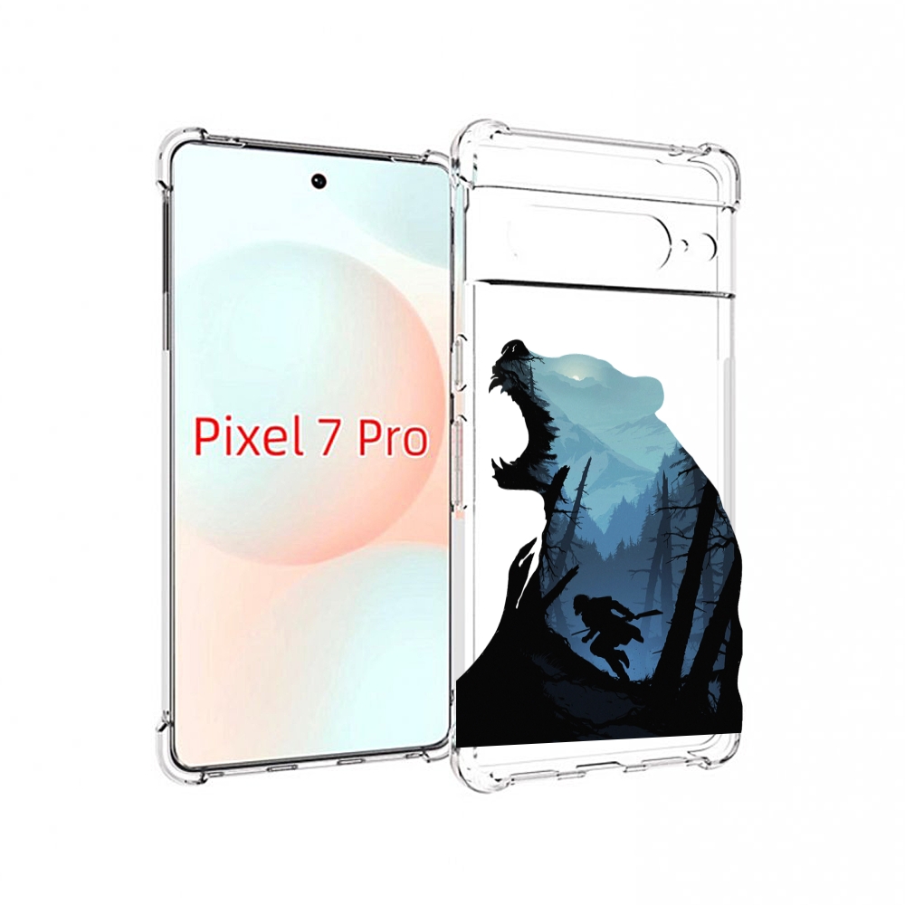

Чехол Mypads Ночной-Медведь Для Google Pixel 7 Pro, Прозрачный, Tocco