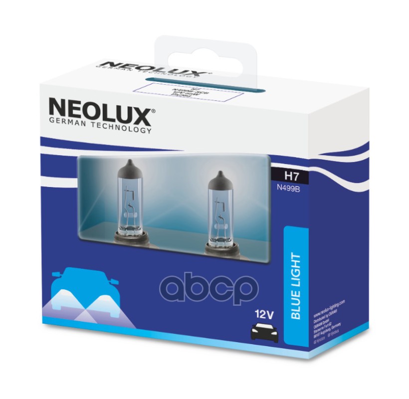 

Neolux Лампа Автомобильная H7 12v 55w 4000k 2шт. N499b-2scb Neolux N499B2SCB