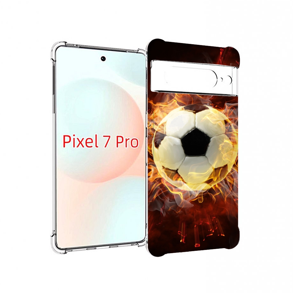 

Чехол Mypads Огненный-Мяч Для Google Pixel 7 Pro, Прозрачный, Tocco