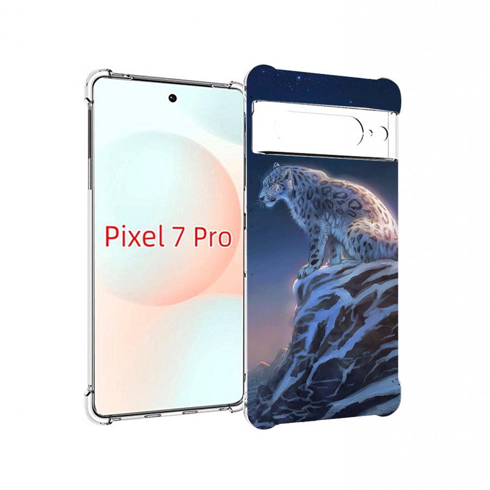 

Чехол Mypads Одинокий-Барс Для Google Pixel 7 Pro, Прозрачный, Tocco