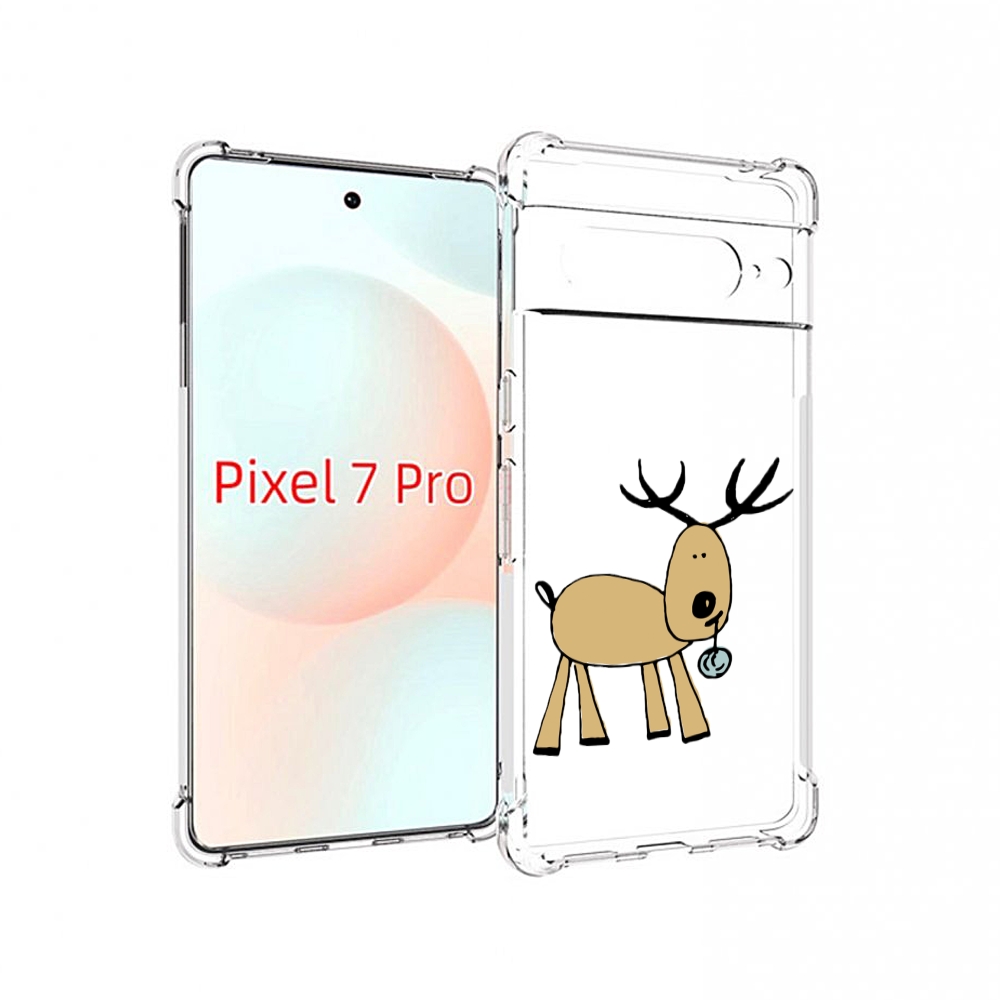 

Чехол Mypads Олень С Шариком Для Google Pixel 7 Pro, Прозрачный, Tocco