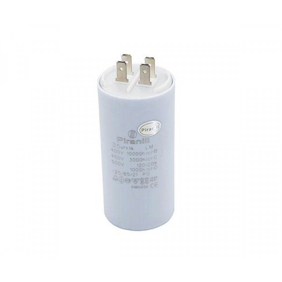 фото Конденсатор cbb60 35мкф 450v (4 клеммы, крепление болтом) 304009 oem