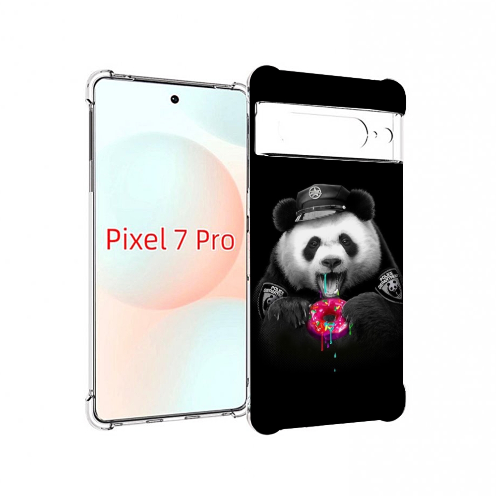 

Чехол Mypads Панда-С-Пончиком Для Google Pixel 7 Pro, Прозрачный, Tocco