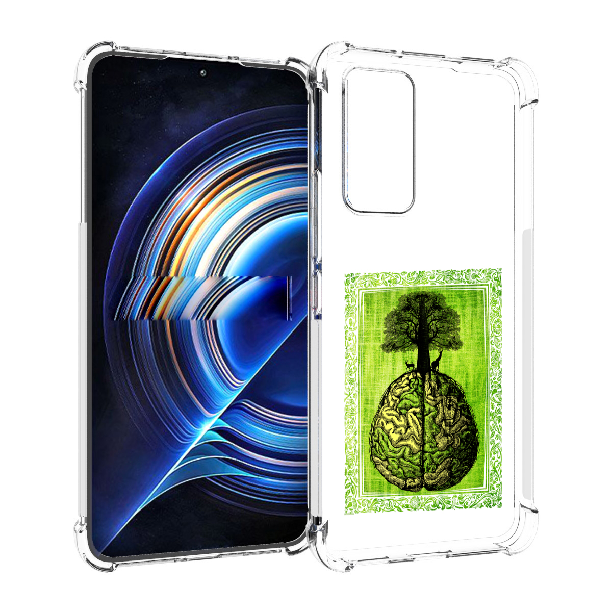 

Чехол MyPads абстракция здоровый мозг для Tecno Camon 19 Neo, Прозрачный, Tocco