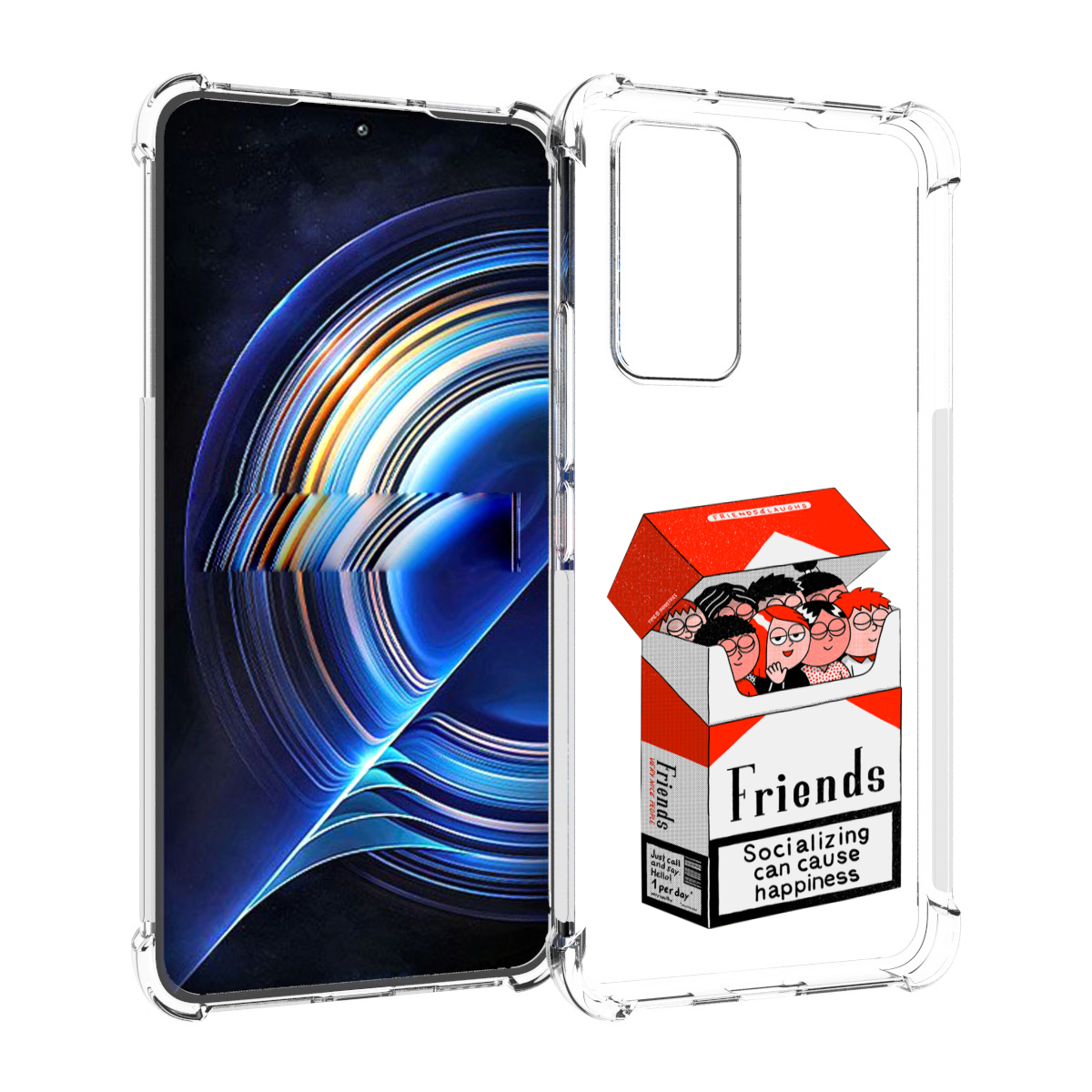 

Чехол MyPads друзья для Tecno Camon 19 Neo, Прозрачный, Tocco