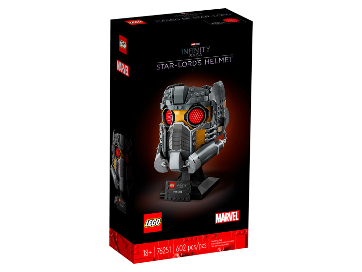 Конструктор Lego Super Heroes 76251 Шлем Звёздного Лорда lego super heroes marvel штаб квартира стражей галактики 76253