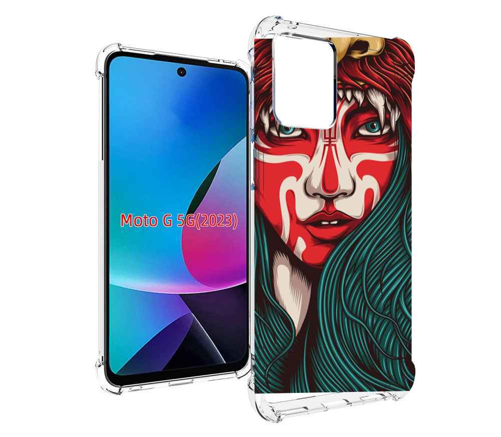 

Чехол MyPads девушка-в-маскировке для MOTO G 5G 2023, Tocco