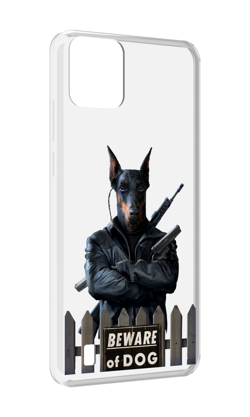 

Чехол MyPads доберман для Blackview A55, Прозрачный, Tocco