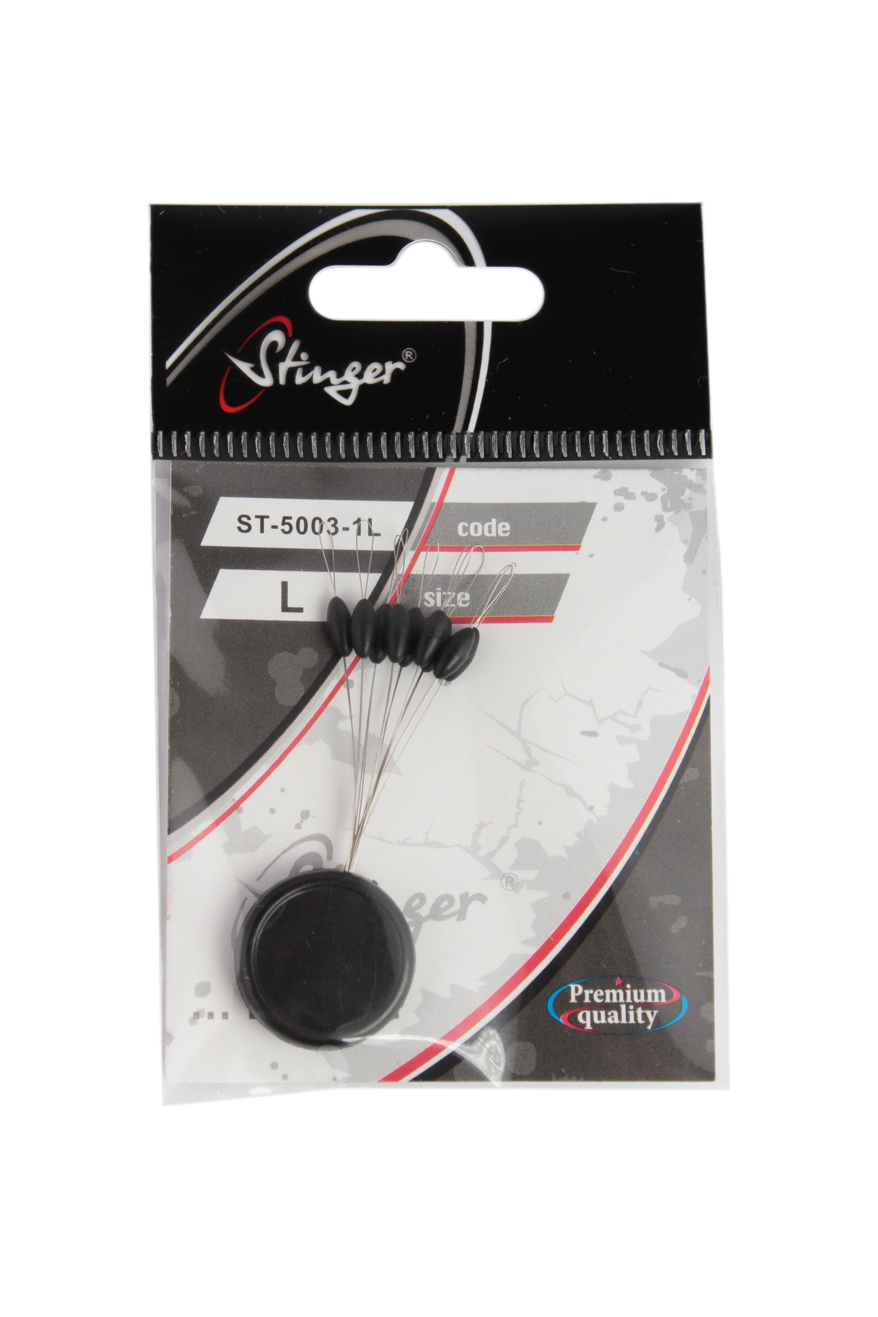 Стопор силиконовый для рыбалки Stinger ST-5003 (Размер 1L)