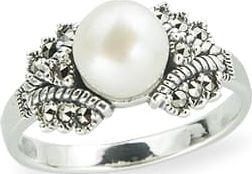 

Кольцо из серебра с жемчугом р. 19 ЮК Марказит HR1242, HR1242