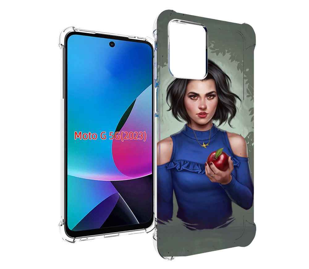 

Чехол MyPads девушка-с-яблоком женский для MOTO G 5G 2023, Tocco