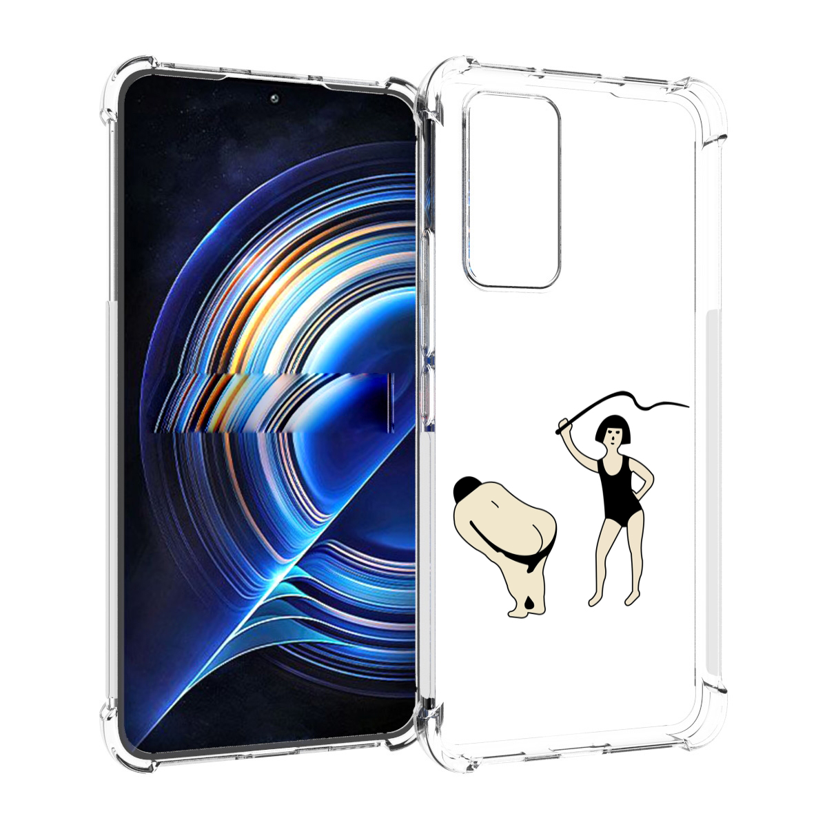 

Чехол MyPads женщина-наказывает для Tecno Camon 19 Neo, Прозрачный, Tocco