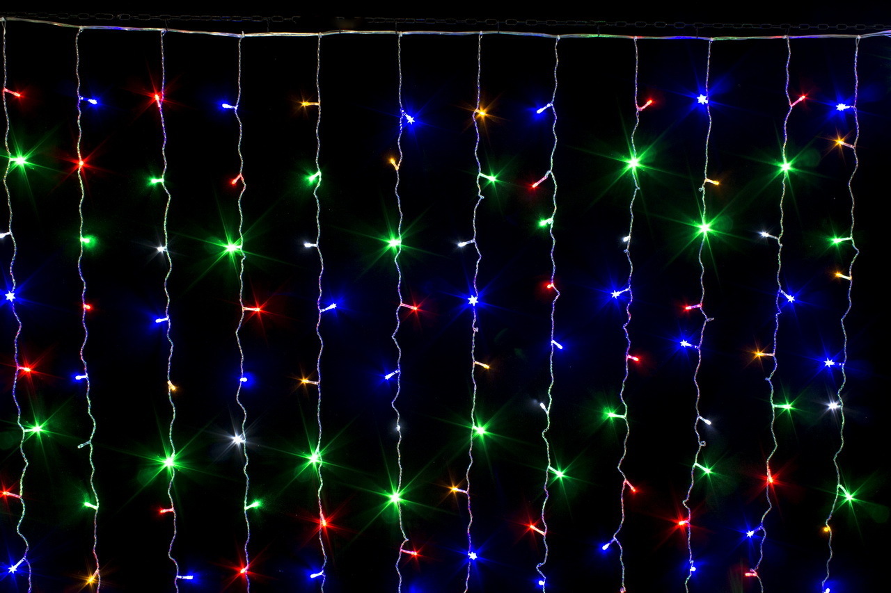 

Световой занавес Ripoma 400 LED 3x2,5 м разноцветный/RGB, 400 LED