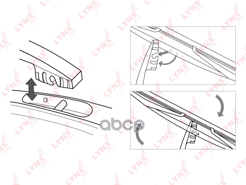 Щетка Стеклоочистителя Задн. 250 Mm Lynxauto Lr25D