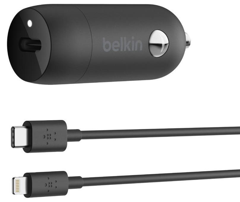 фото Автомобильное зарядное устройство belkin boost charge 20w cca003bt04bk (black)