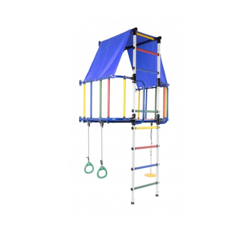 

Детский спортивный комплекс Формула здоровья Индиго L Плюс, blue/white/rainbow