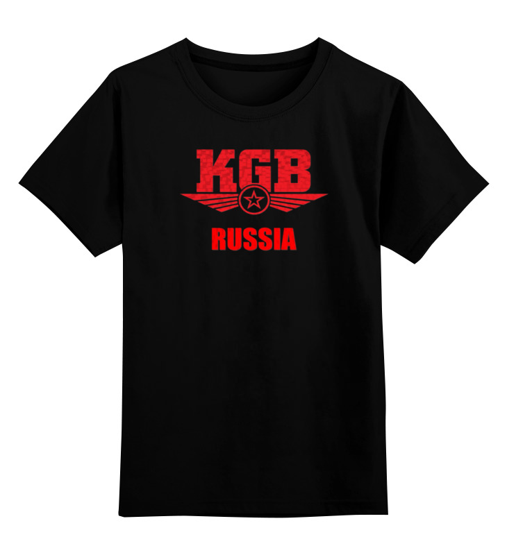 

Футболка детская Printio Kgb russia цв. черный р. 164, Kgb russia