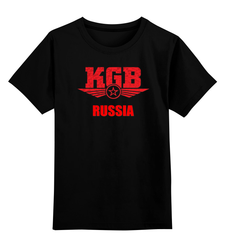 

Футболка детская Printio Kgb russia цв. черный р. 164, Kgb russia