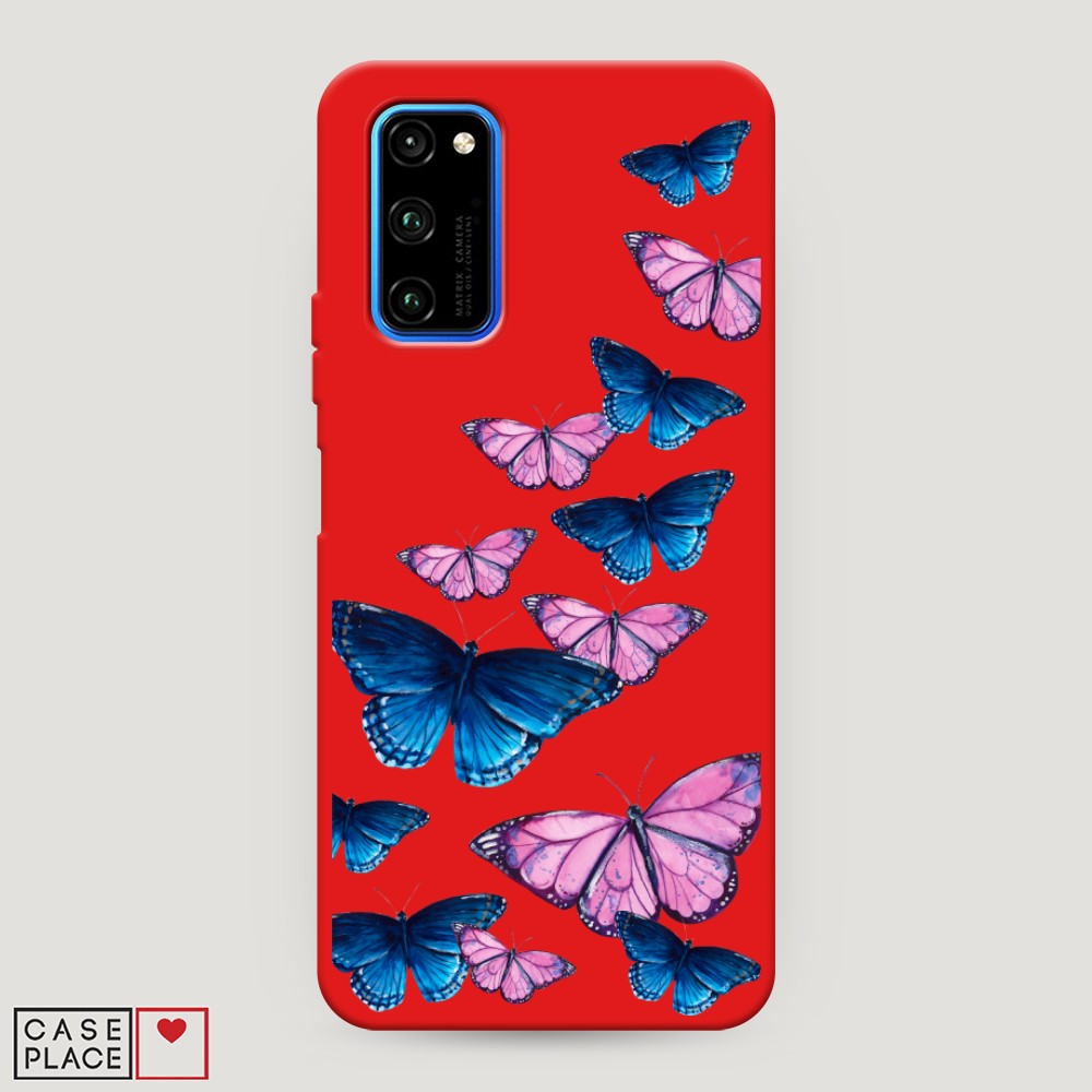 

Матовый силиконовый чехол "Звездочки графика белая" на Honor 7X