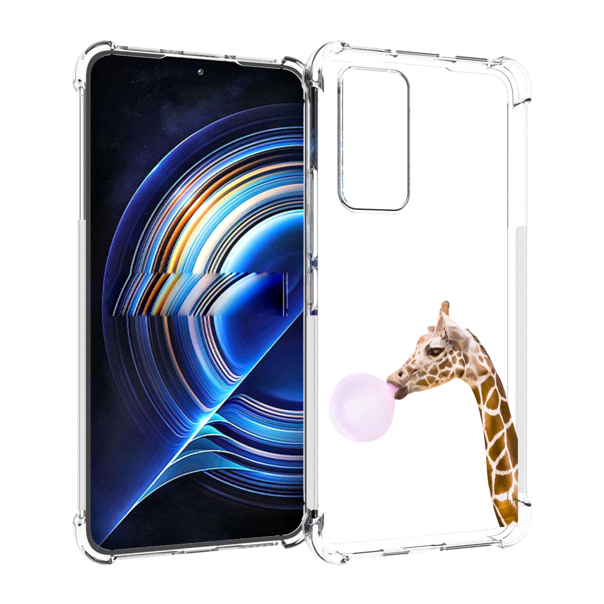 

Чехол MyPads жираф-с-жвачкой для Tecno Camon 19 Neo, Прозрачный, Tocco
