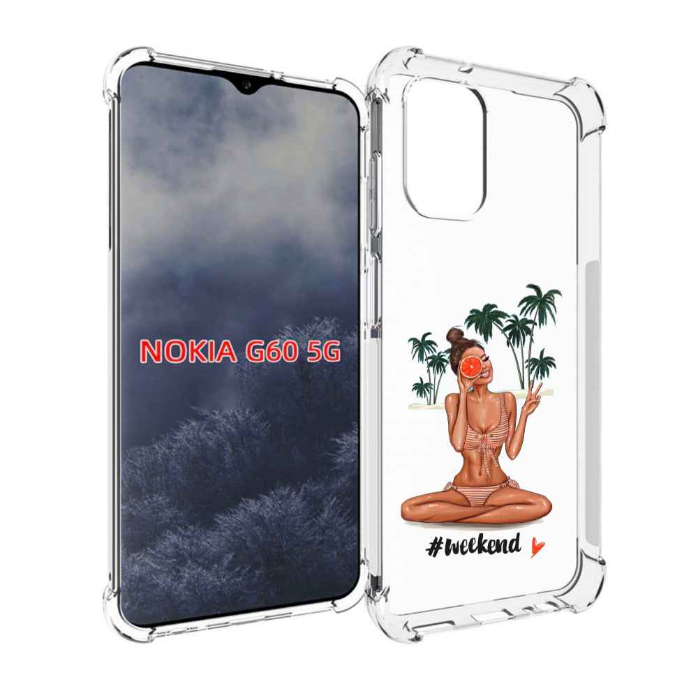 

Чехол MyPads Weekend для Nokia G60 5G, Прозрачный, Tocco