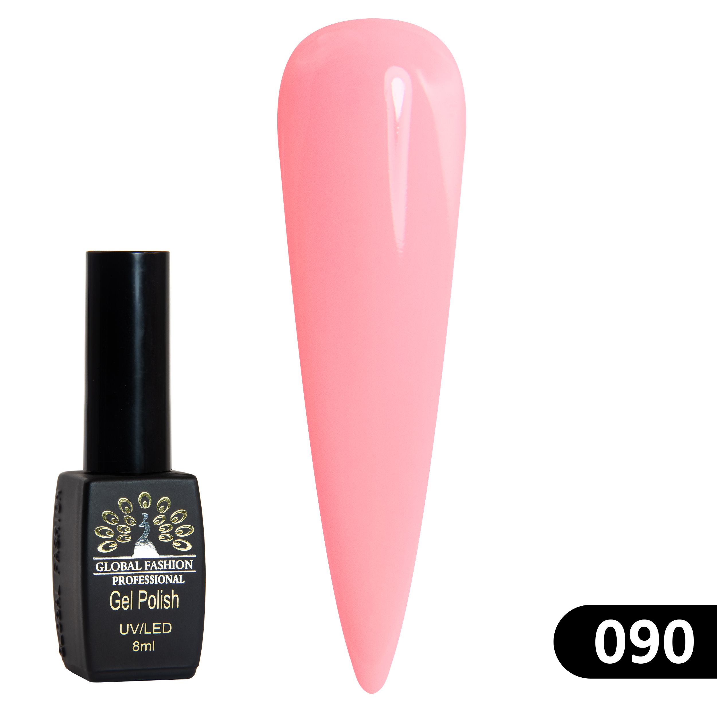 

Гель лак Global Fashion BLACK ELITE 090 8 мл