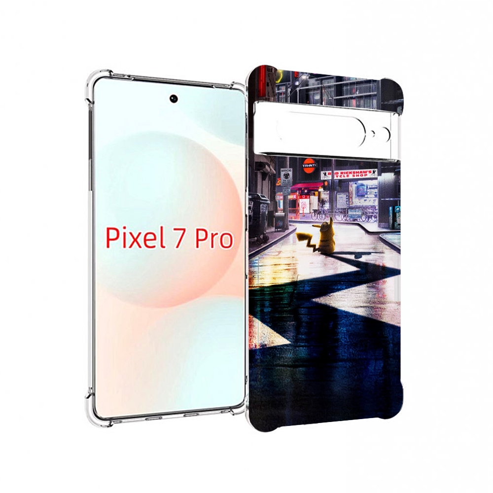 

Чехол Mypads Пикачу-В-Городе Для Google Pixel 7 Pro, Прозрачный, Tocco
