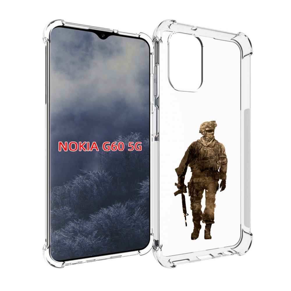 

Чехол MyPads call-of-duty мужской для Nokia G60 5G, Прозрачный, Tocco