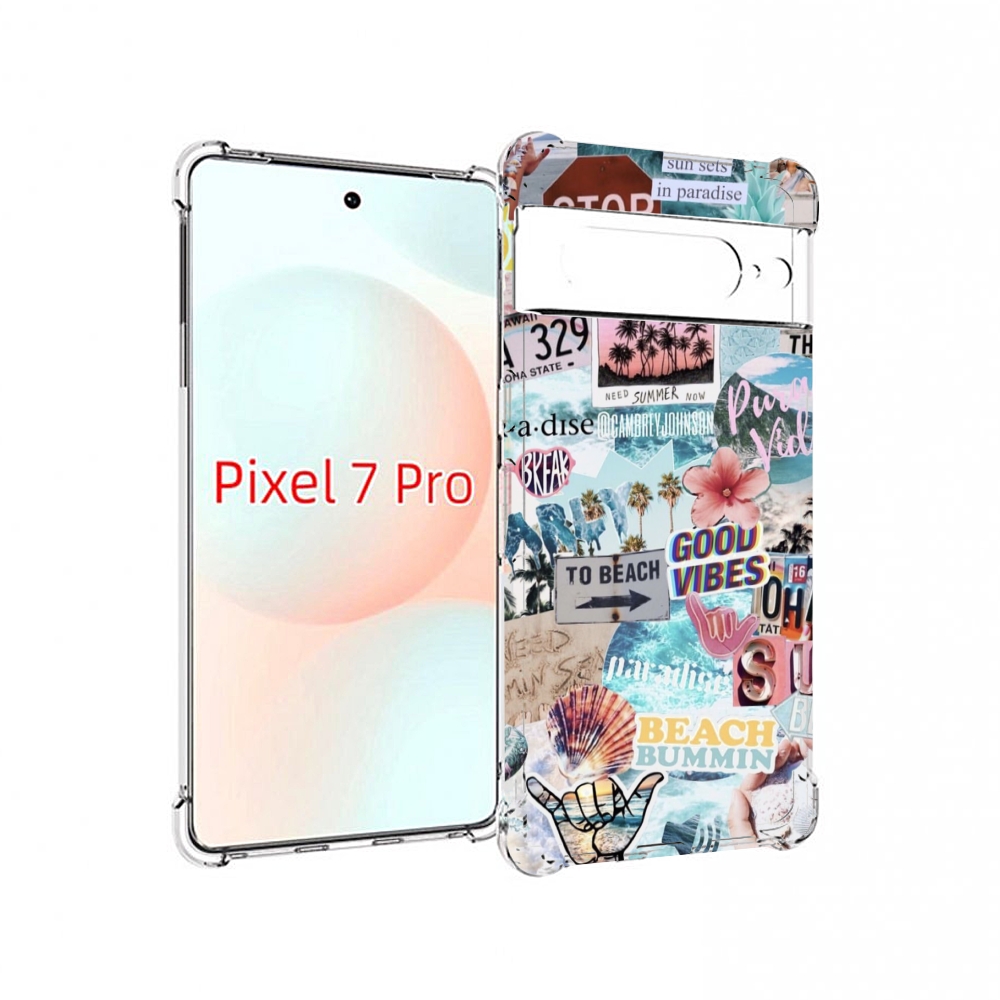 

Чехол Mypads Пляжи-Постер Для Google Pixel 7 Pro, Прозрачный, Tocco