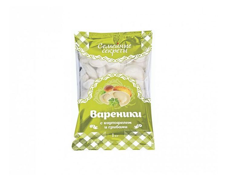

Вареники Семейные секреты с картофелем и грибами 1 кг