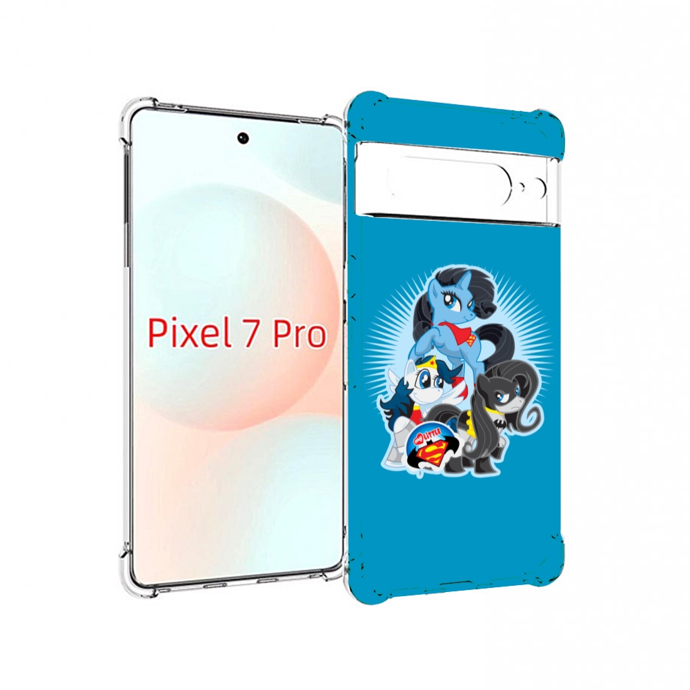 

Чехол Mypads Пони-Литл Для Google Pixel 7 Pro, Прозрачный, Tocco
