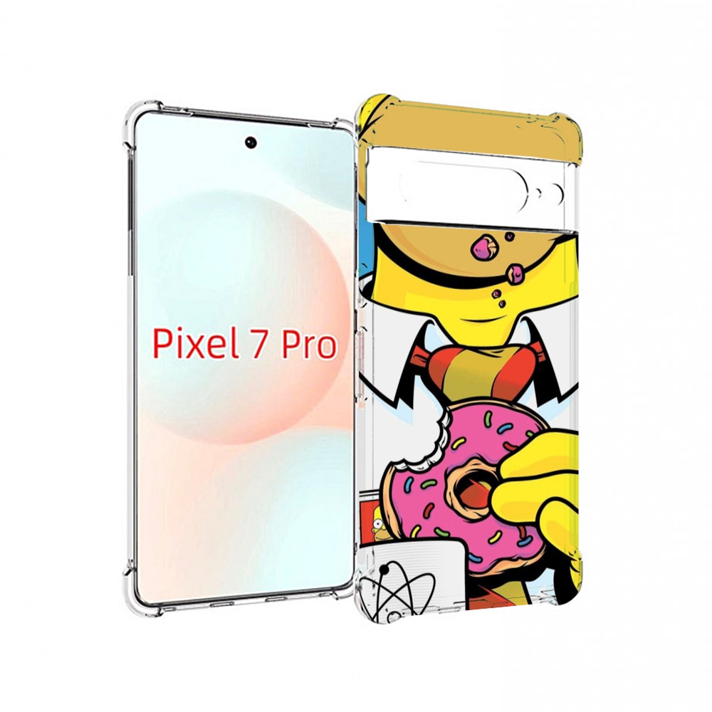 

Чехол Mypads Пончик Для Google Pixel 7 Pro, Прозрачный, Tocco