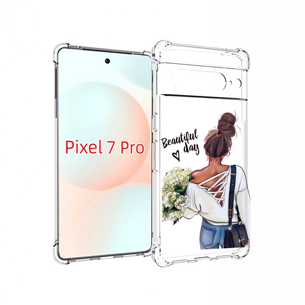 

Чехол Mypads Прекрасный-День Для Google Pixel 7 Pro, Прозрачный, Tocco
