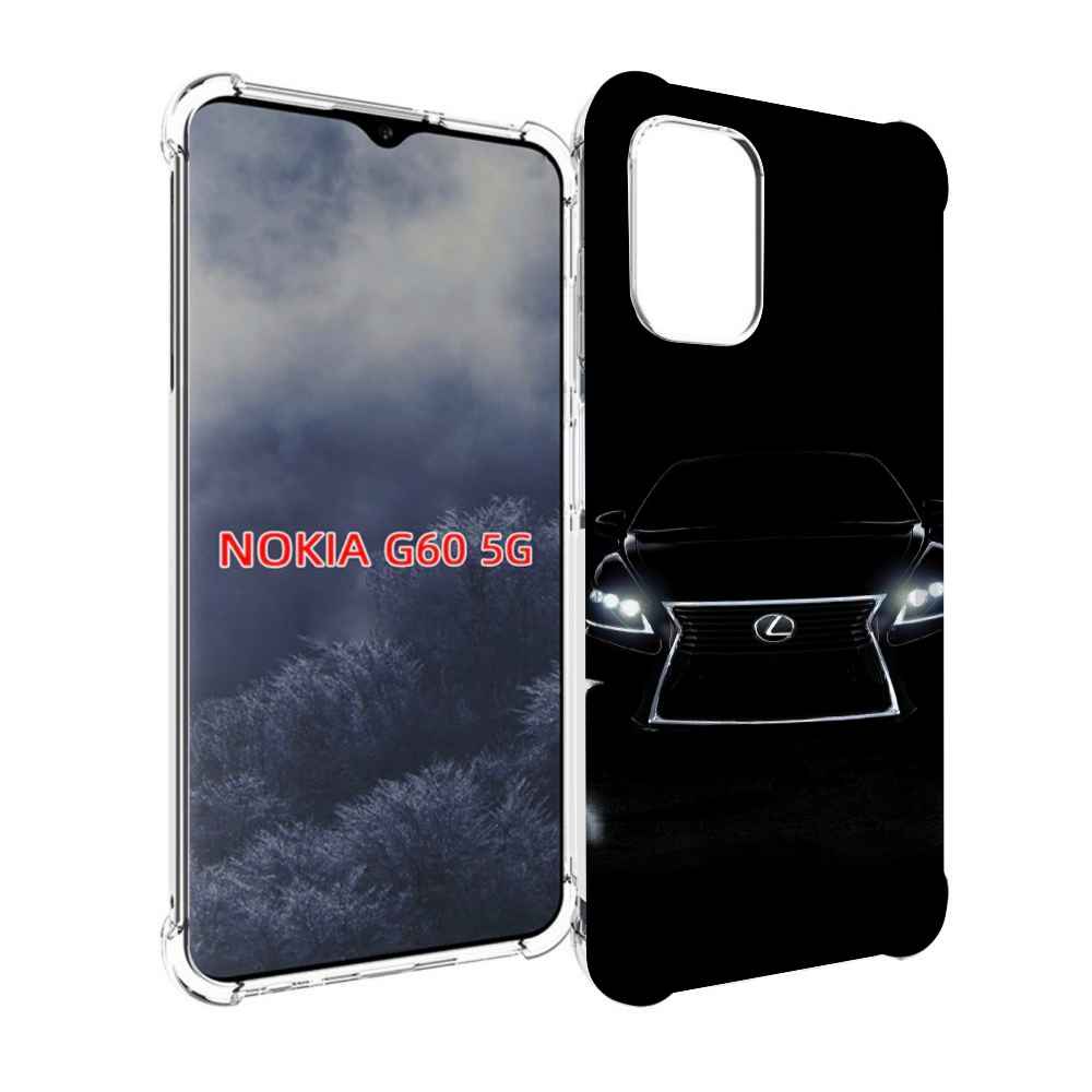 

Чехол MyPads lexus лексус 1 мужской для Nokia G60 5G, Прозрачный, Tocco