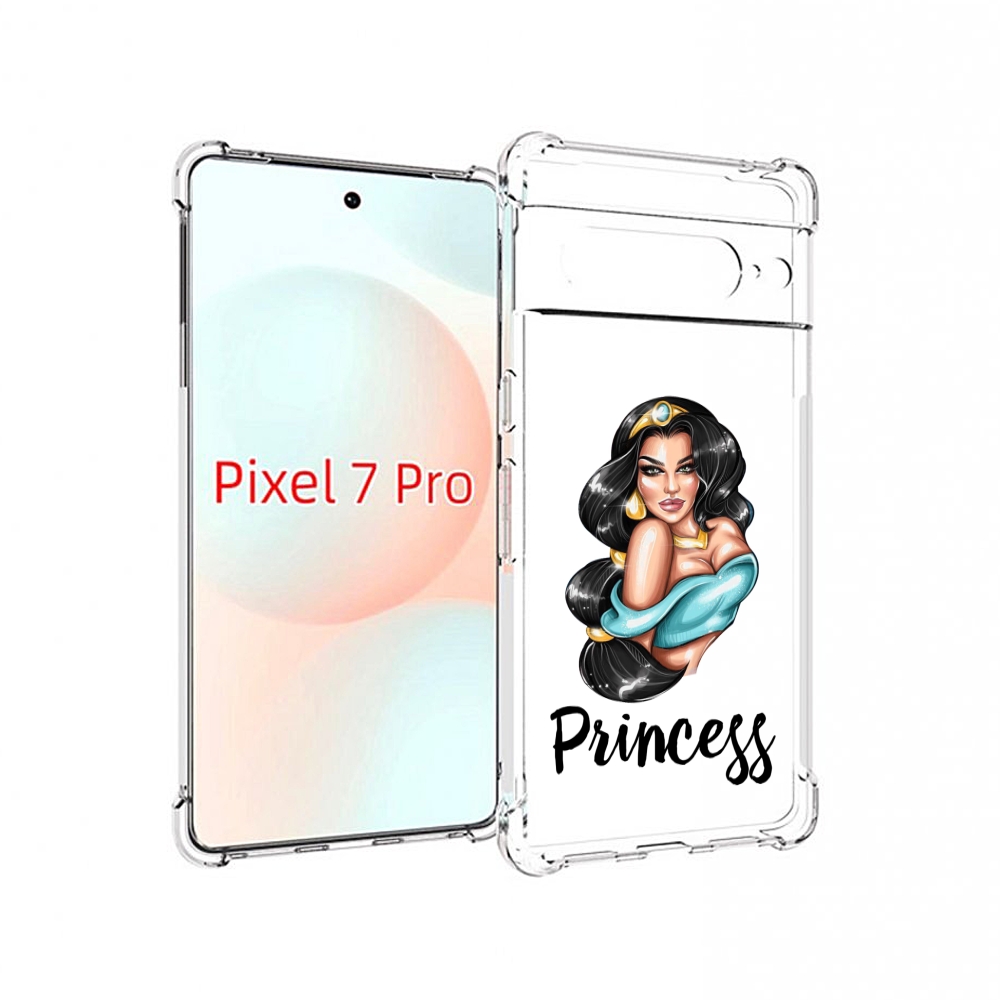 

Чехол Mypads Принцесса-Жасмин Женский Для Google Pixel 7 Pro, Прозрачный, Tocco