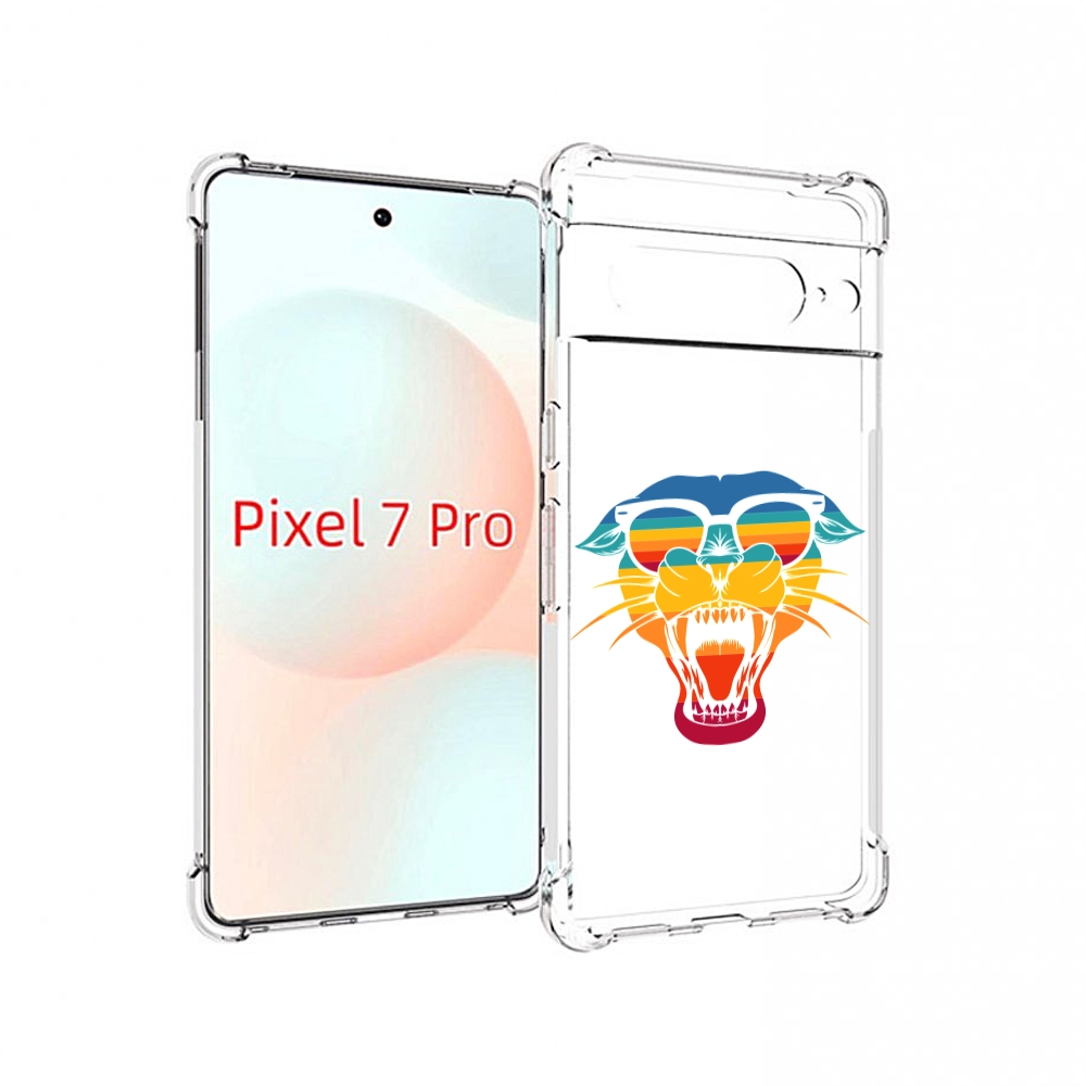 

Чехол Mypads Радужная-Пантера Для Google Pixel 7 Pro, Прозрачный, Tocco