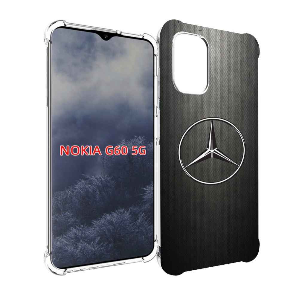 

Чехол MyPads mercedes мерседес 3 мужской для Nokia G60 5G, Прозрачный, Tocco