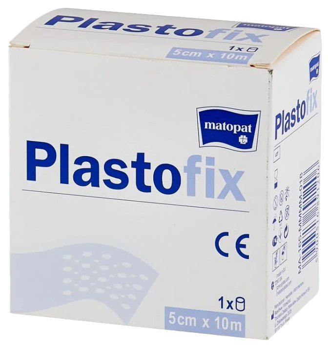 

Matopat Plastofix Матопат Пластофикс пластырь из нетканого материала 5 см x 10 м