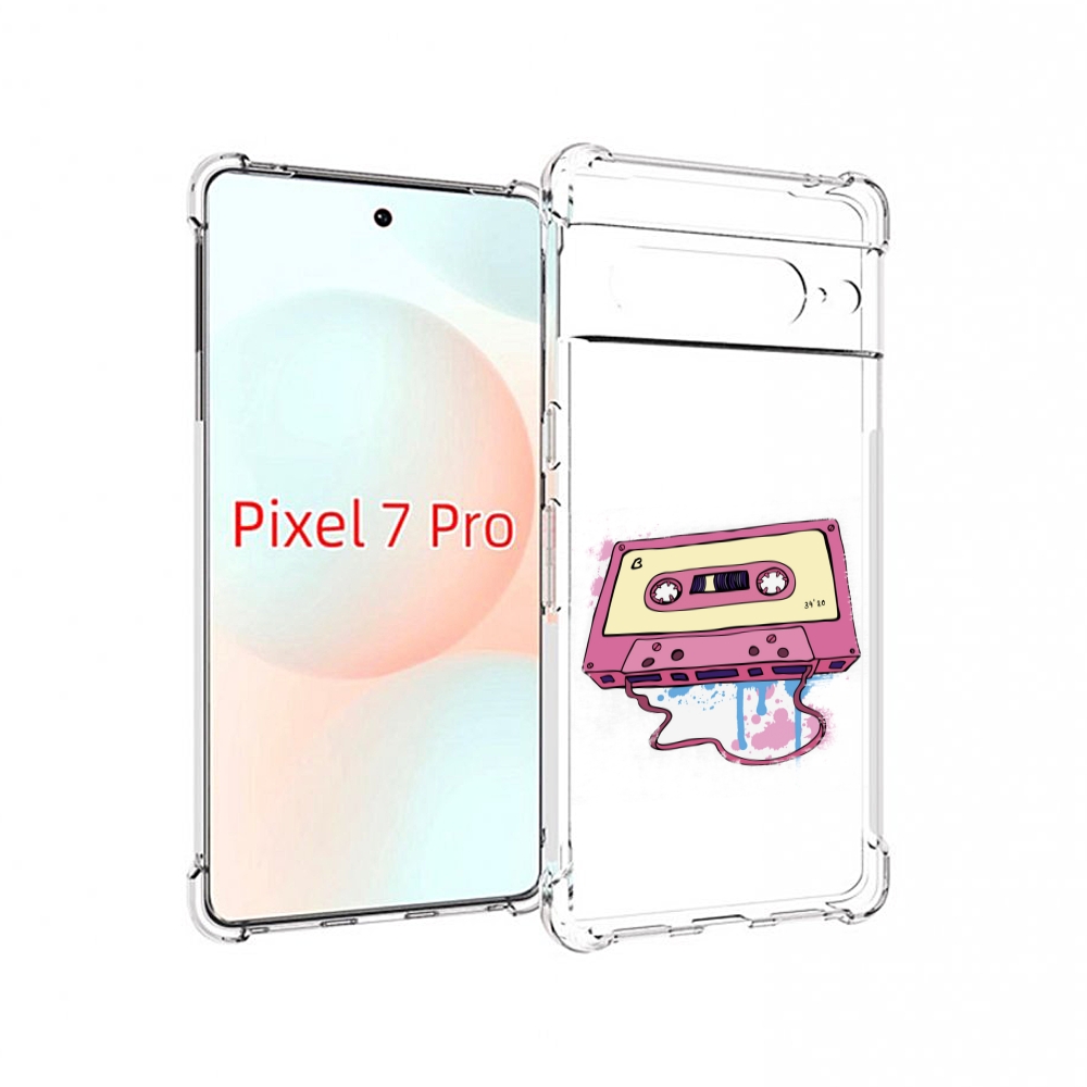 

Чехол Mypads Розовая Кассета Для Google Pixel 7 Pro, Прозрачный, Tocco