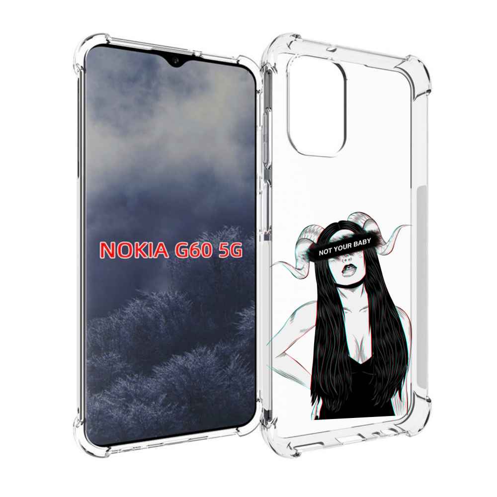 

Чехол MyPads not-your для Nokia G60 5G, Прозрачный, Tocco