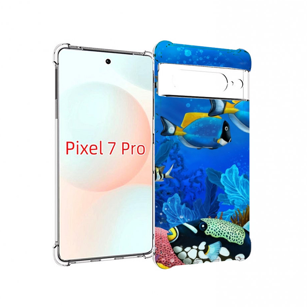 

Чехол Mypads Рыбки Для Google Pixel 7 Pro, Прозрачный, Tocco