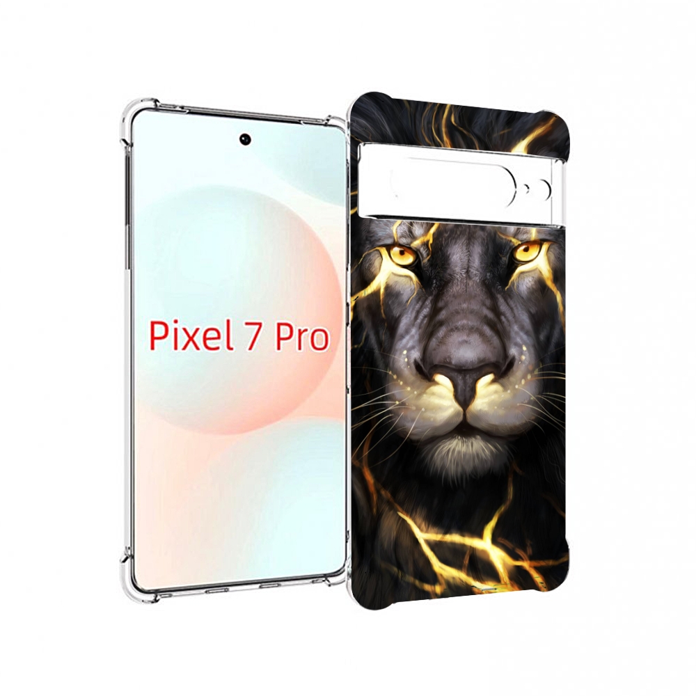 

Чехол Mypads Светящийся-Лев Мужской Для Google Pixel 7 Pro, Прозрачный, Tocco