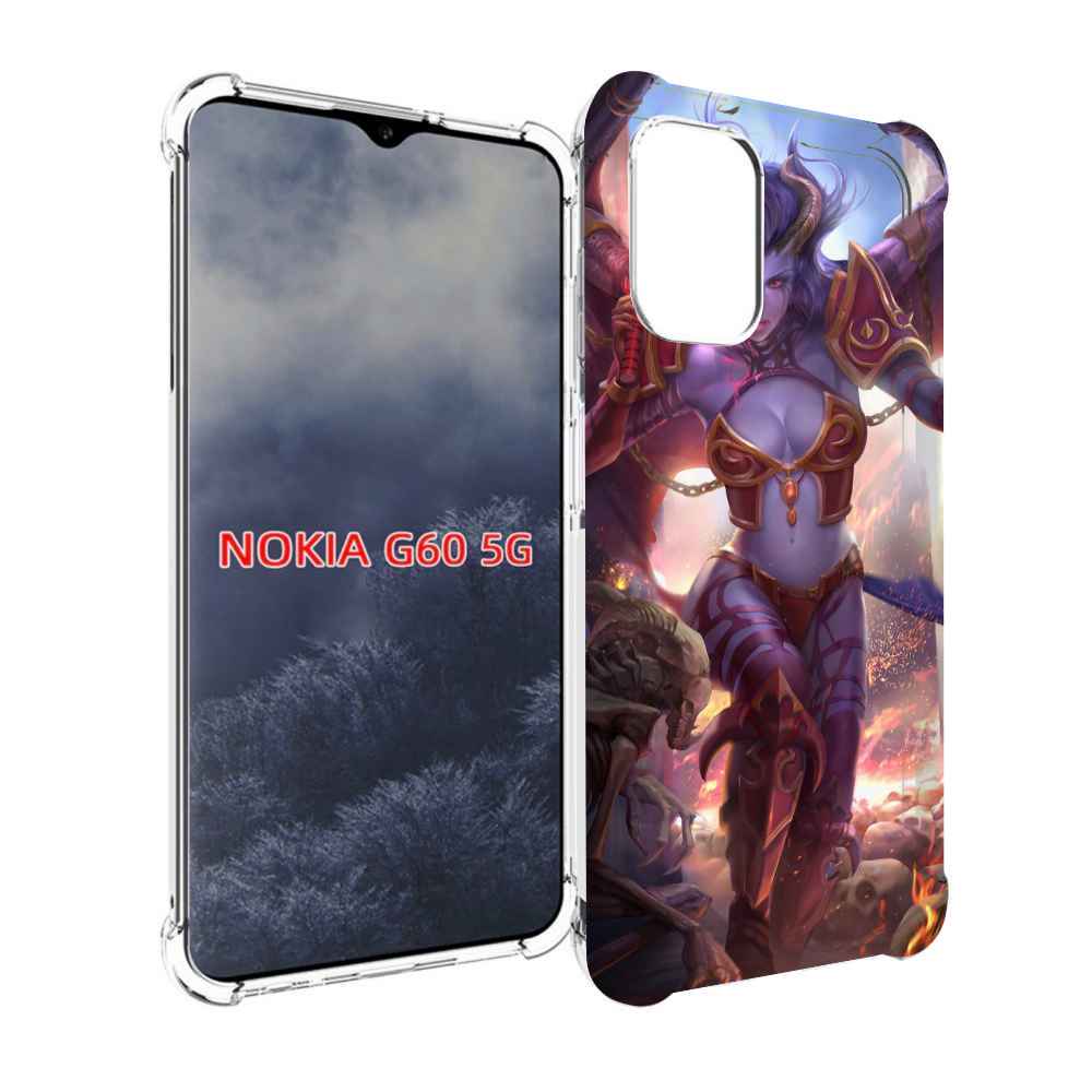 

Чехол MyPads queen of pain dota 2 для Nokia G60 5G, Прозрачный, Tocco