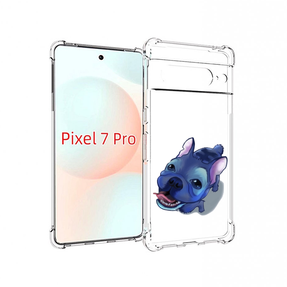 

Чехол Mypads Синий Пес Для Google Pixel 7 Pro, Прозрачный, Tocco