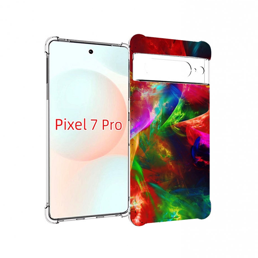 

Чехол Mypads Сияние-Красок Для Google Pixel 7 Pro, Прозрачный, Tocco